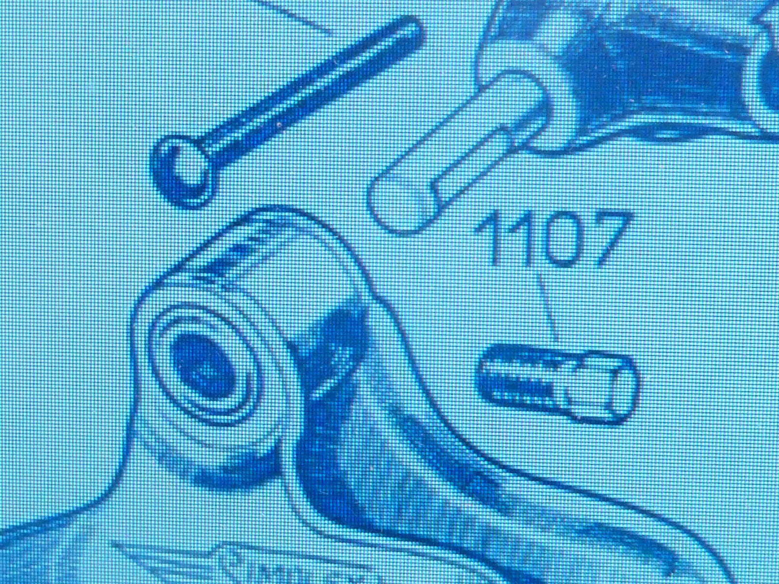 ✨NOS 1 vis SIMPLEX 1107 velo vintage old bike dérailleur fourchette ancien stock