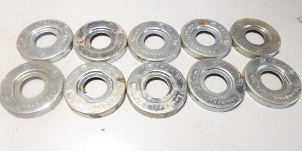lot de 10 rondelle  écrou boîtier de pédalier THUN  THOMPSON BMX vintage