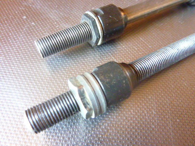 NOS vintage 2 axe moyeux roue 9.5 mm L 149 mm L 145