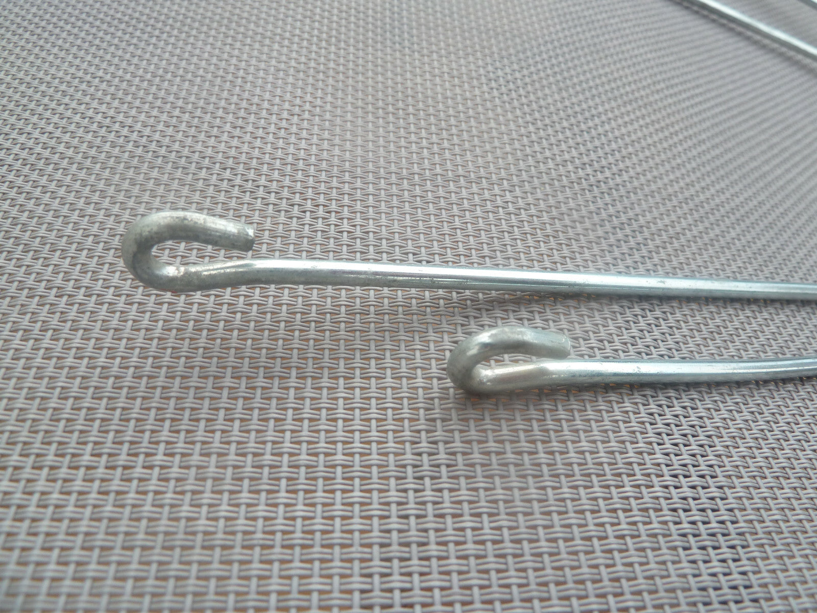 ✨ NOS 4 tringles de garde boue 350 mm Ø 3.5 mm acier vélo vintage 45 mm✨