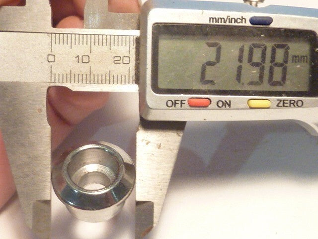 2 bague du haut de potence vtt vtc vintage stem chromé