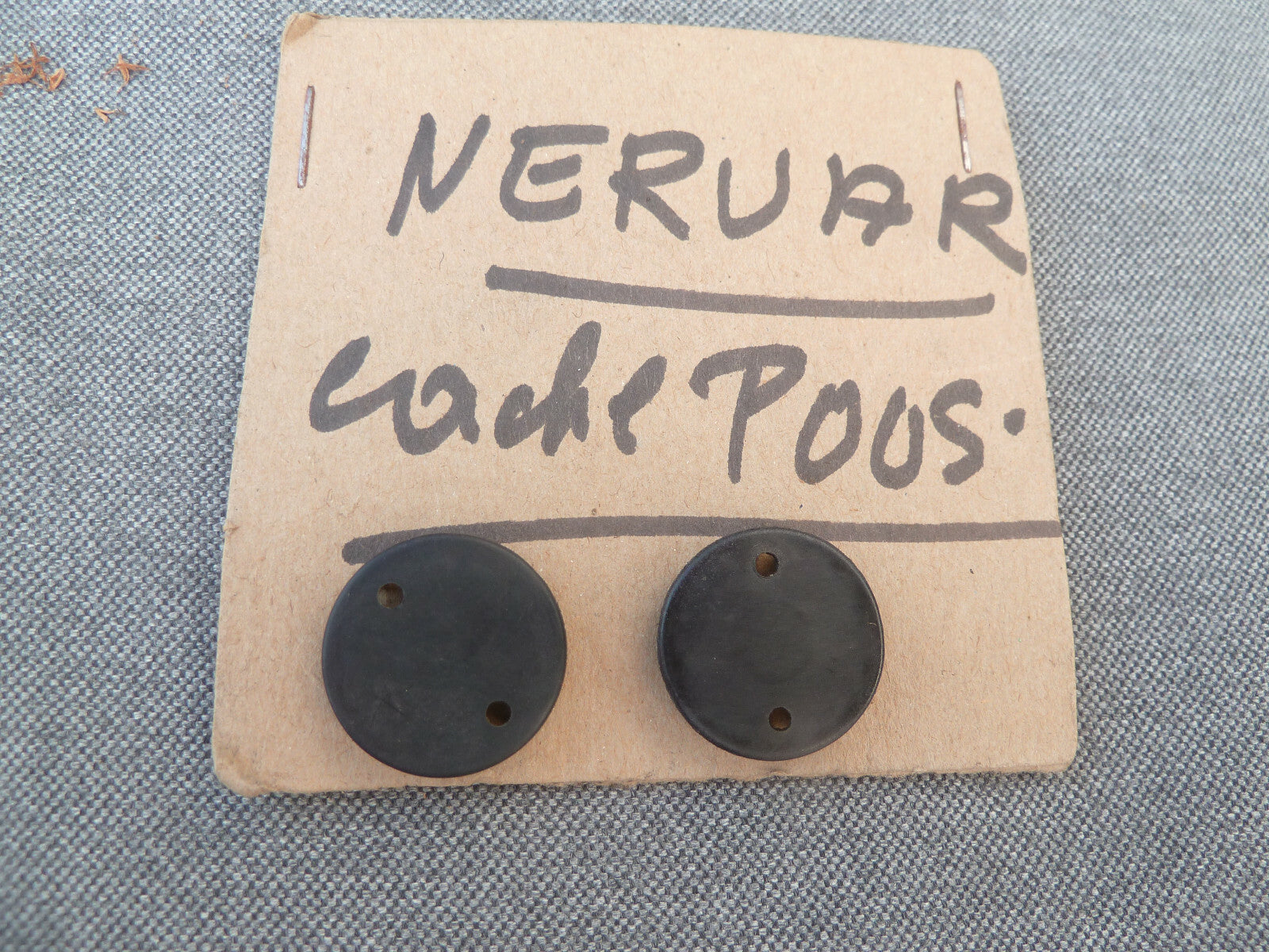 Nervar Bicycle Crankset Plastic Dust Caps Set Of 2 Road Bike Parts NOS