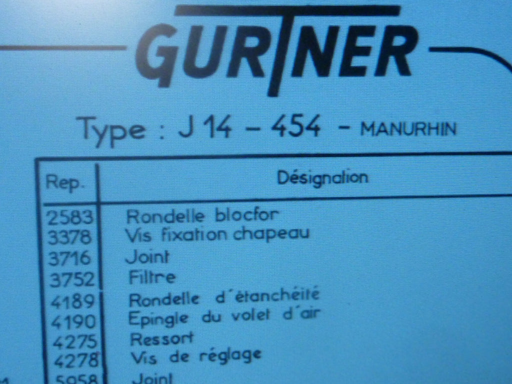 carburateur GURTNER levier J14 Manurhin 6424 peugeot motobecane