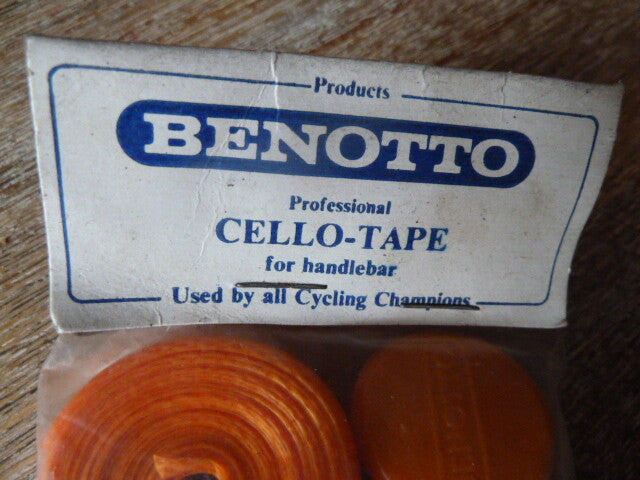 ✨ NOS NEU Guidoline BENOTTO Orange Vintage NEUF Ancien Stock Vélo✨