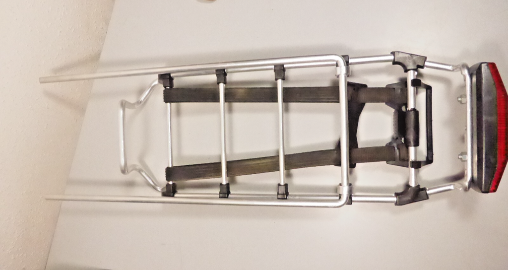NOS porte bagage arrière en aluminium ESGE velo ancien vintage