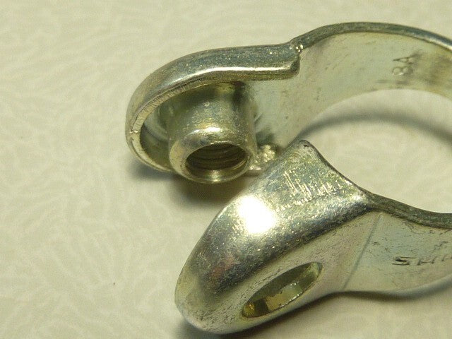 NOS 1 Shimano Bicycle Chainstay Clamp derailleur cable stop clamp Chain Stay Neu