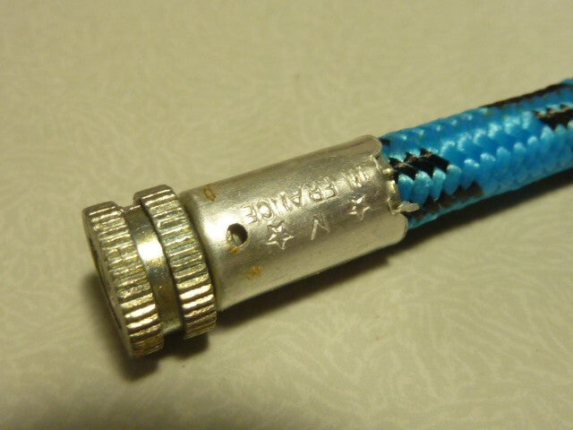 ✨ NOS embout adaptateur pompe vélo  valve Schrader vintage français – 12 cm ✨