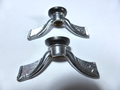 NOS 2 anciens Ecrous Papillon SOVA Velo Ancien Set Wing Nuts Brass 9.5 vintage
