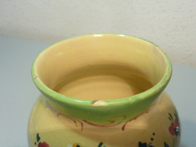 Vase numéroté céramique faïence made in Italy