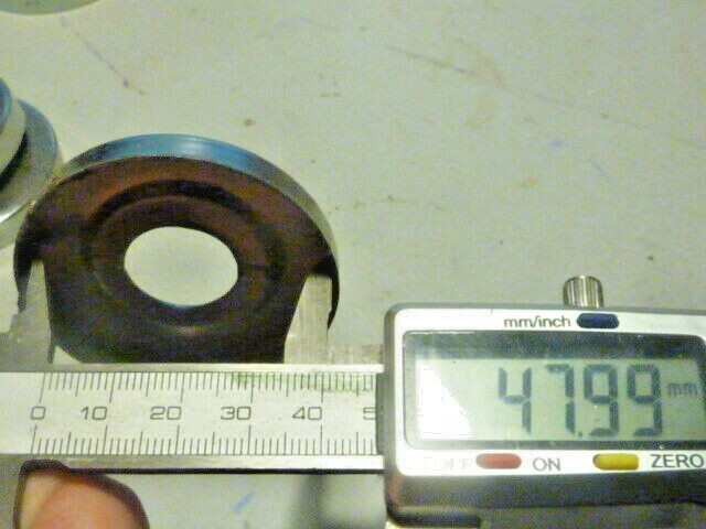 NOS cache poussière roulements axe pédalier bmx cross THUN 50 mm vintage