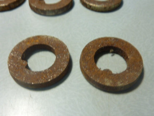 8 Rondelles 10x20 pour axe a rainure ancien velo vintage