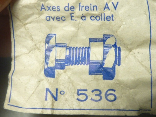 N.O.S boulon fixation axe de frein MOTOBECANE MOTOCONFORT mobylette