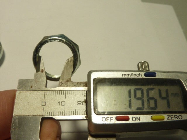 NOS contre écrou cuvette de jeu de direction 22,2 mm vintage ancien stock