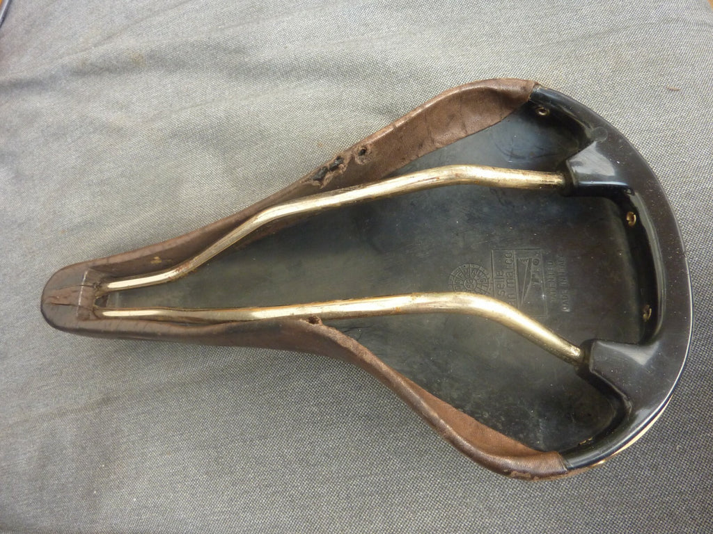 EROICA  Selle San Marco Rolls Cuir zébré Vintage course 1991
