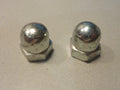 2 anciens stock Ecrou borgne diamètre 8 mm velo vintage collier puky draisienne