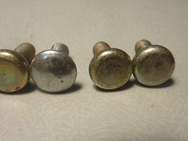 tète ronde méplat 6 vis bolt screw acier  vintage