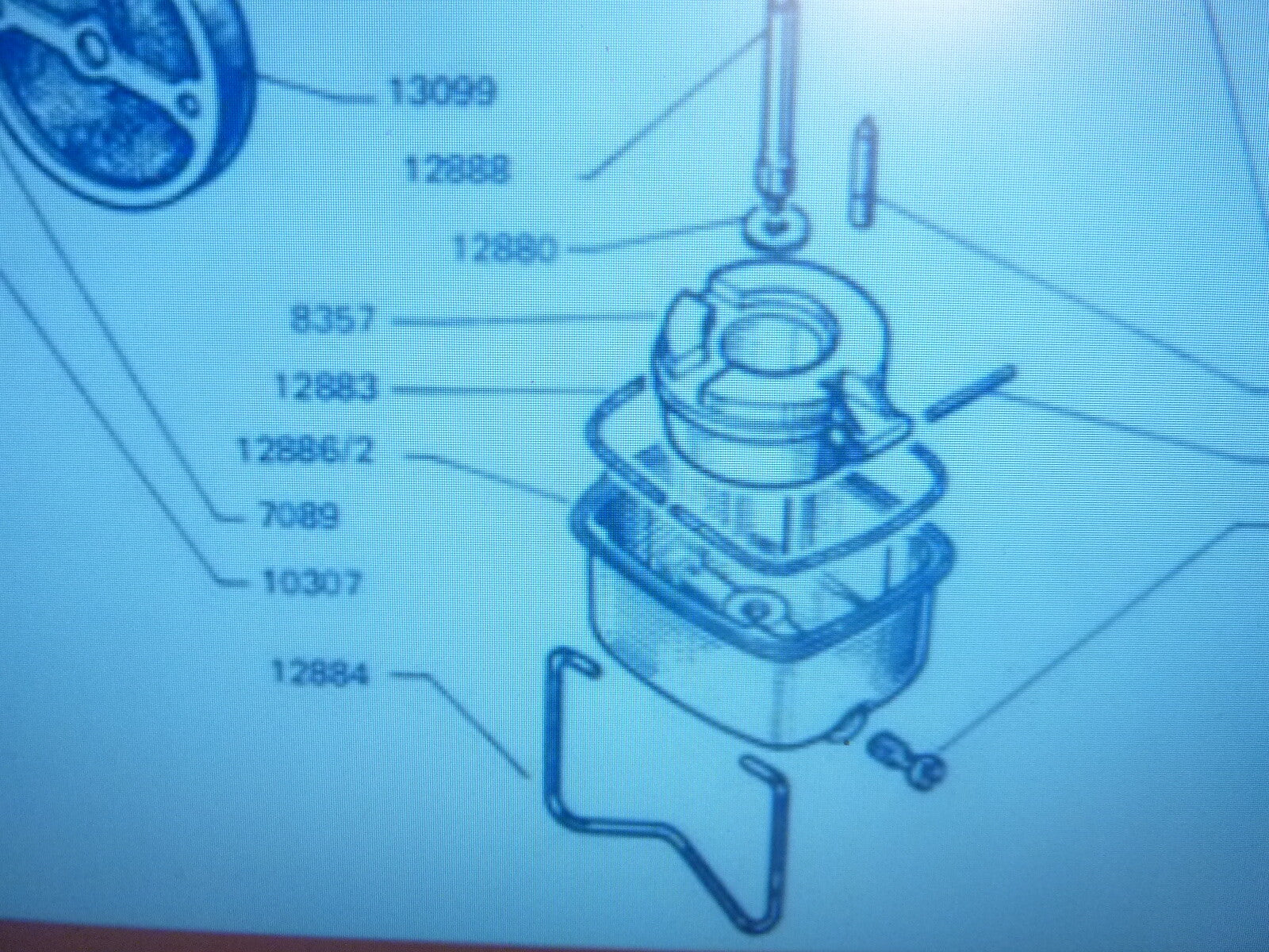 N.O.S 4 joints de cuve  12883 GURTNER PEUGEOT 50 sport