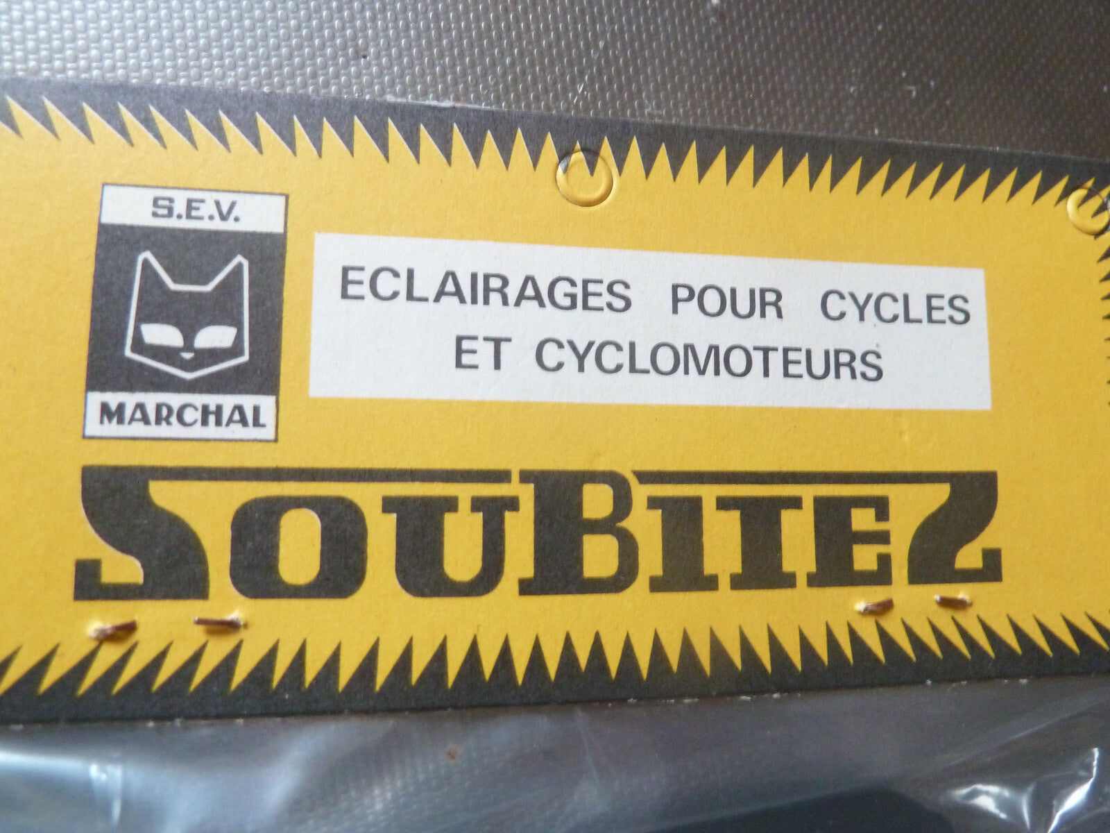 ✨ "NOS" velo VINTAGE SOUBITEZ LIGHTING REFLECTOR  CATADIOPTRE pliable ville ✨