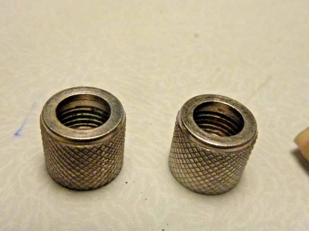 ✨ Ancien stock / NOS – Écrou et embout de valve vélo vintage Dunlop avec gaine ✨