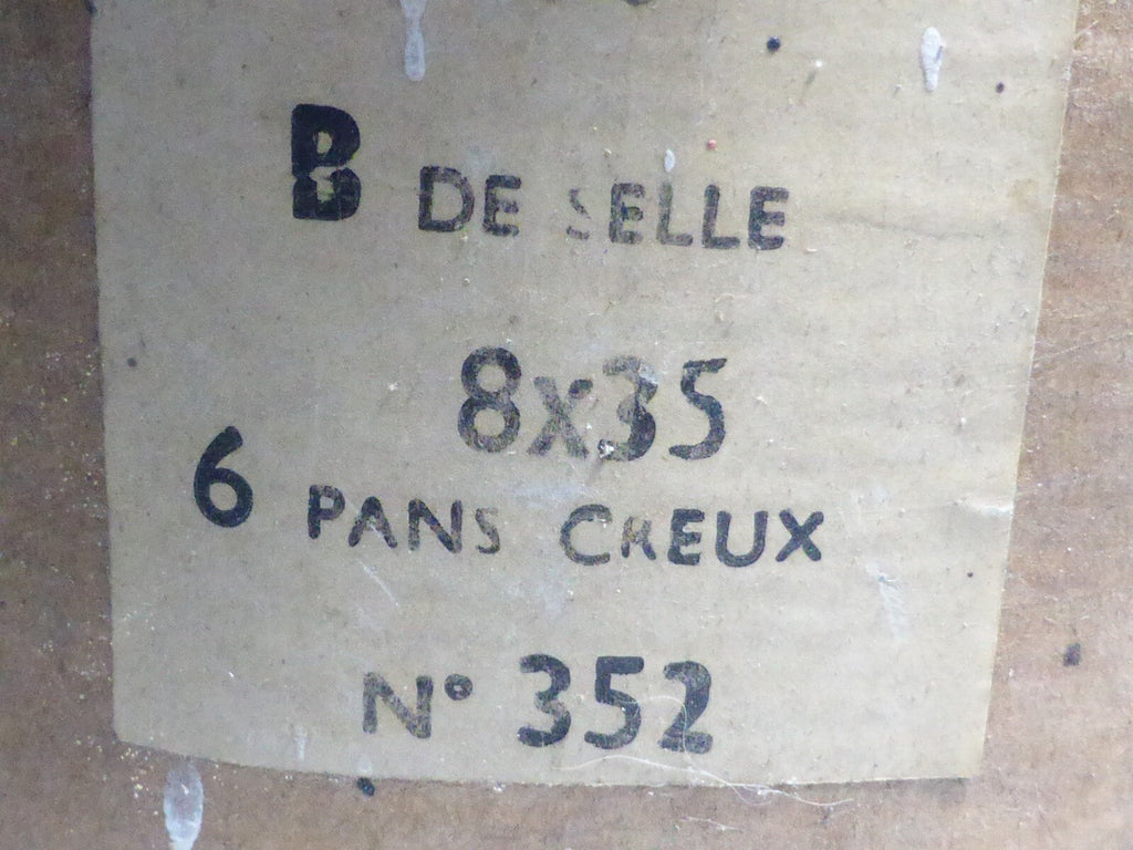 SERRAGE DE SELLE  BOULON DE FIXATION VIS ECROU ACIER  VELO VINTAGE CYCLE 8x35