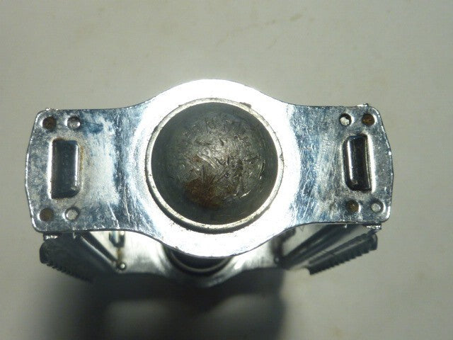 1 Vintage 80's K10496 Small Youth Chrome Steel Pedal 9/16" with Reflectors