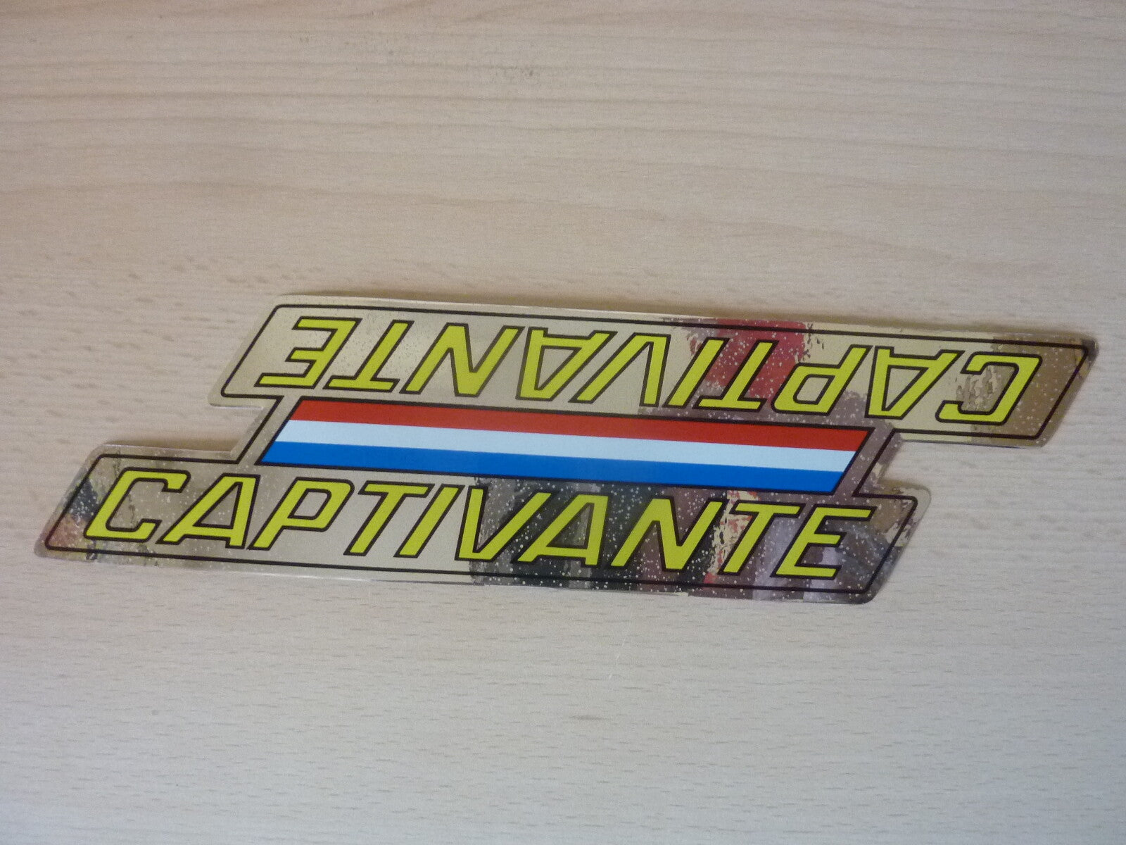 Captivante Vintage 1 Stickers bike / 1 autocollant velo