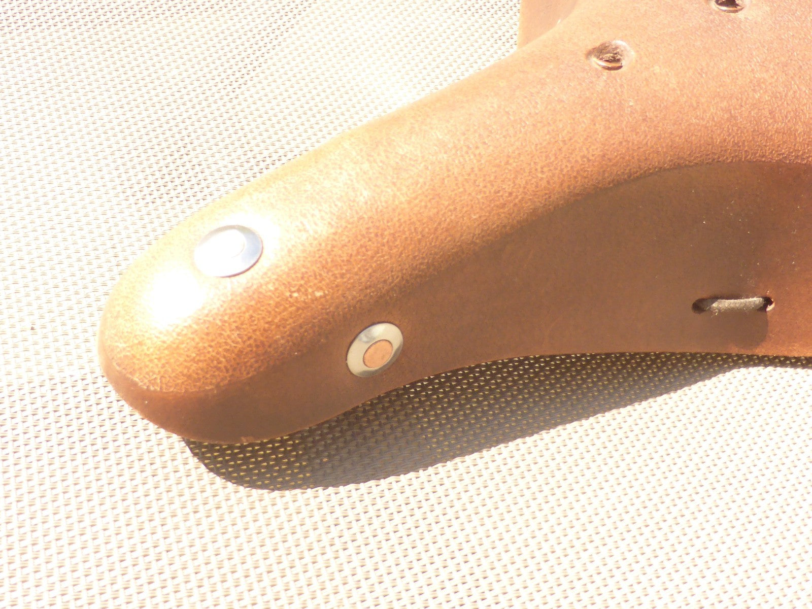 Belle Selle en Cuir Ruff Cycles  Marron velo ville custom