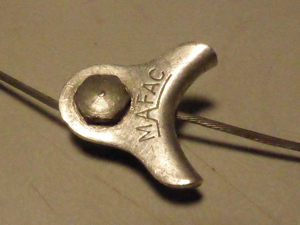 Butée de gaine Mafac frein arrière brake cable velo ancien vintage pontet
