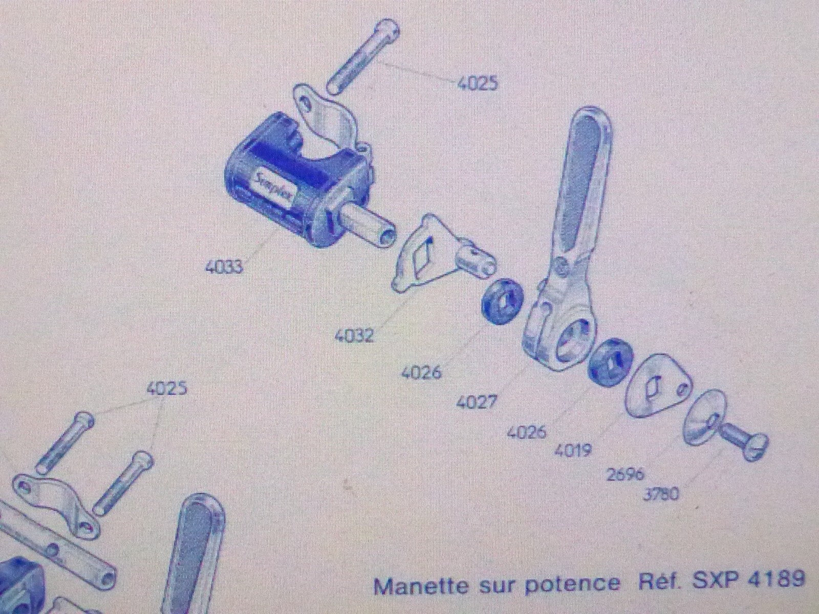 ✨NOS Simplex 4025 – Vis Levier Vitesses Vintage – Pour SXP 4189 / SXPL 4191✨