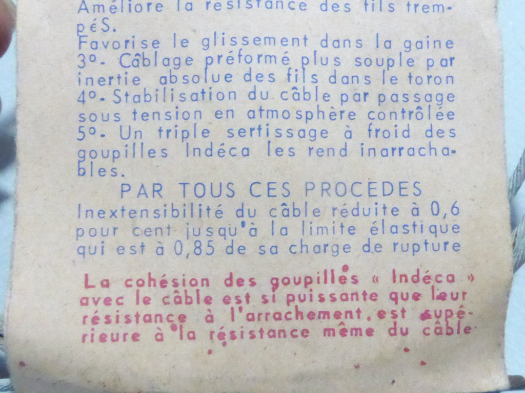 NOS ancien Câble frein Avant Mobymatic 18/10 neuf motobecane