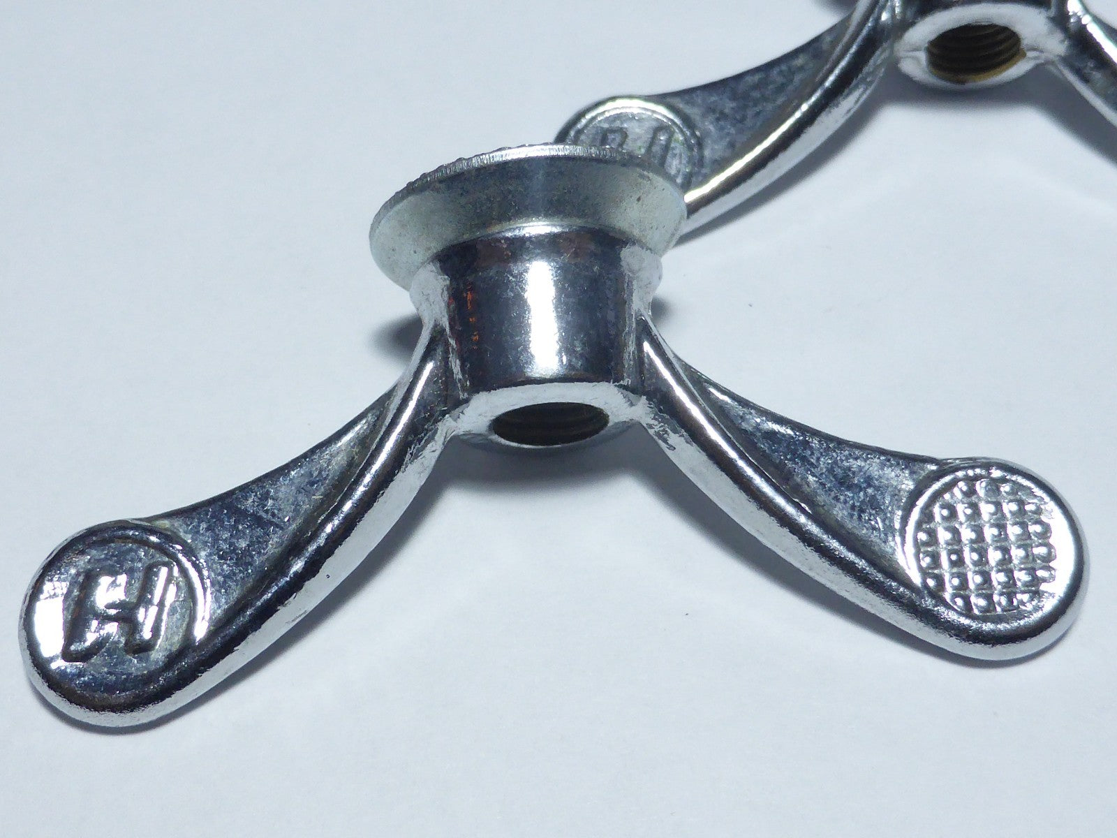 ✨NOS Neu neuf 2 Écrous Papillon Vélo Ancien laiton Huret Wing Nuts 8 mm Vintage✨