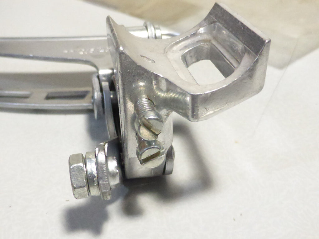 NOS SIMPLEX SJ A222 FRONT DERAILLEUR DOUBLE VINTAGE MADE IN FRANCE 101gr
