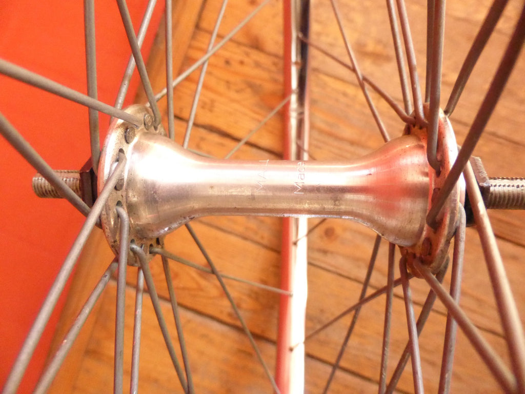 ✨ NOS  Roue avant Vélo Vintage SAMIR 650B Saminox 1982 – Moyeu Maillard✨