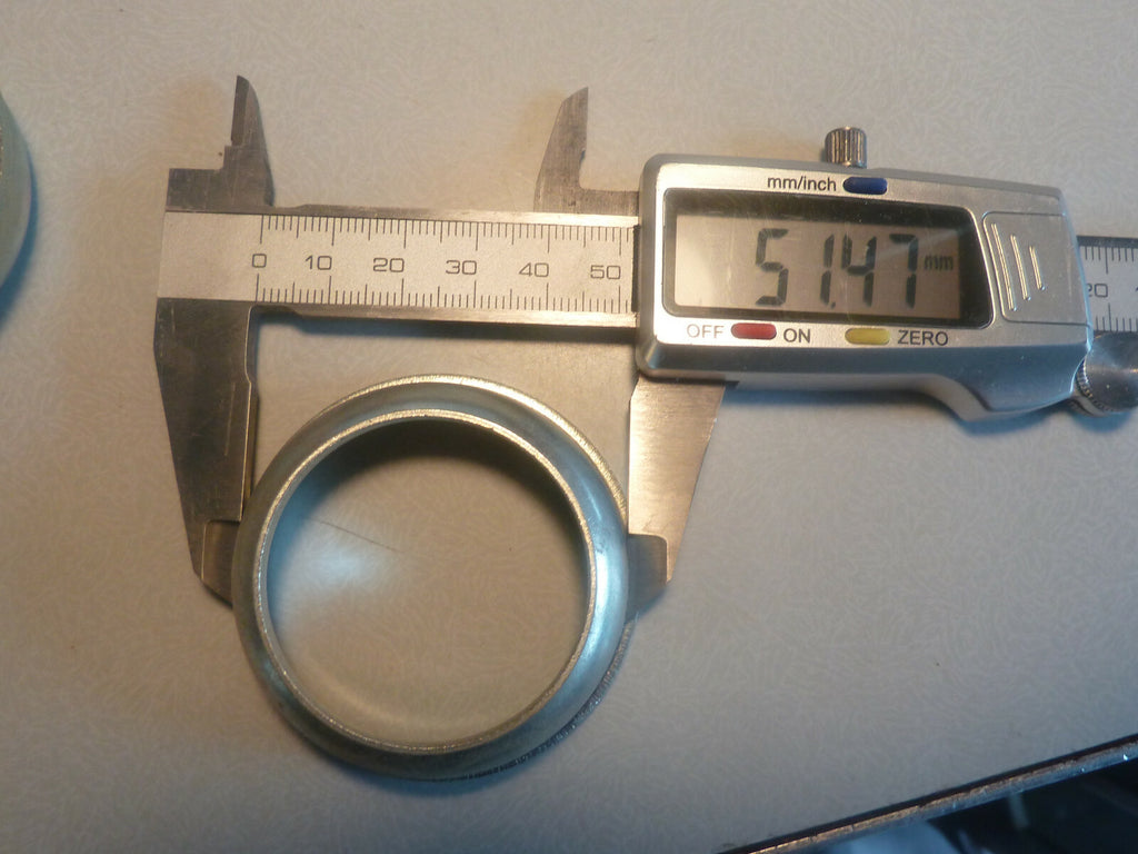 BMX 2 Cuvettes pédalier acier ø 51.5 mm NOS Oldschool, Vintage coupelles cross