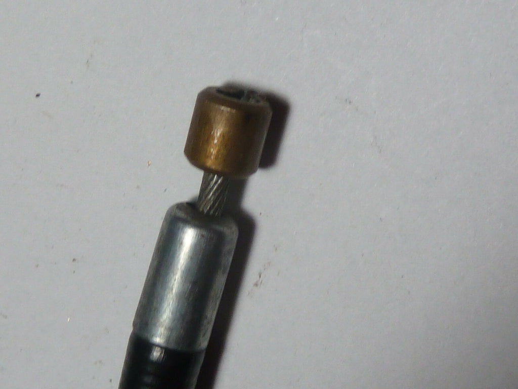 ancien cable gaine noir frein avant aprilia colibri Longeur total 55 cm
