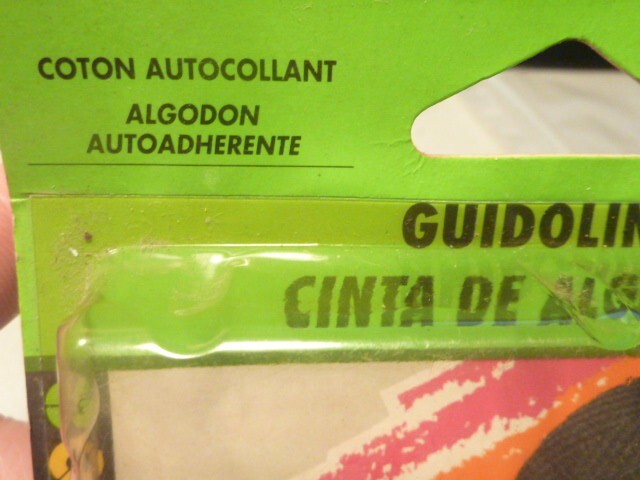 NOS Guidolines Cotton Handlebar Tapes 1 paire noir