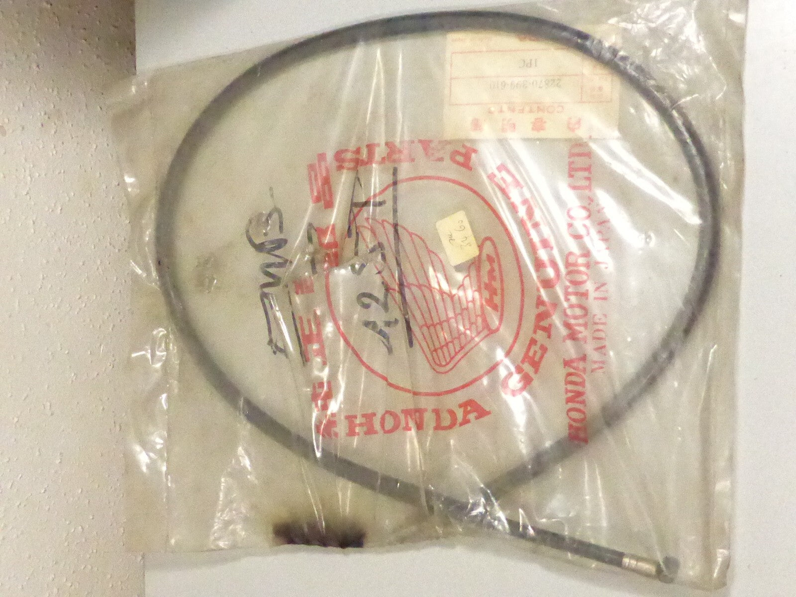 NOS Câble original d'embrayage pour Moto Honda 125 CM 1973 à 1974 22870-399-610