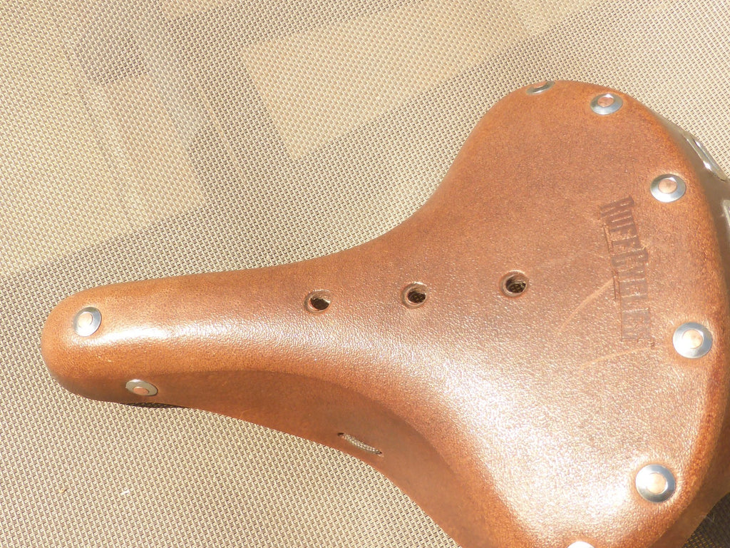 Belle Selle en Cuir Ruff Cycles  Marron velo ville custom