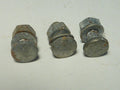 tète ronde méplat 3 vis bolt screw acier  vintage