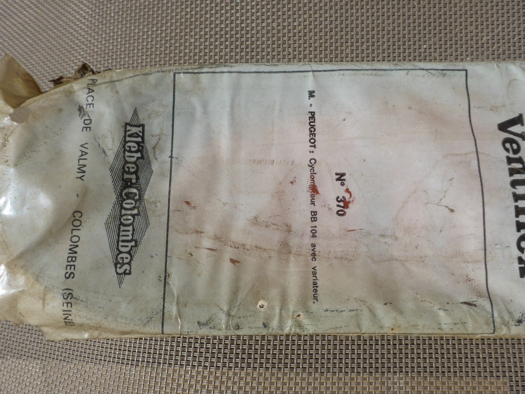 ✨  Neuf Ancien Stock Courroie Ventiflex Kleber 370 Peugeot BB104 cyclomoteur  ✨