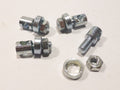 ✨ NOS 4 anciennes SERRE TRINGLE POUR TRINGLE DE 5 mm velo cyclomoteur  VINTAGE✨