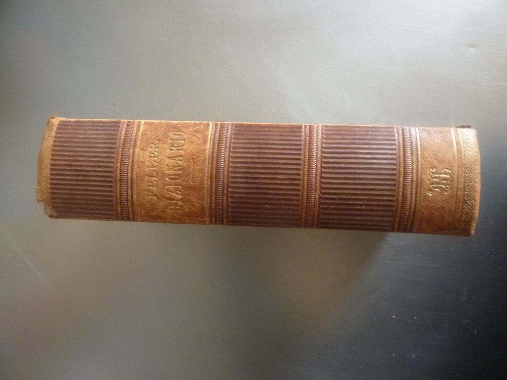 DIZIONARIO ITALIANO - TEDESCO by F E Feller, 1882 Ed, Italian-German Dictionary