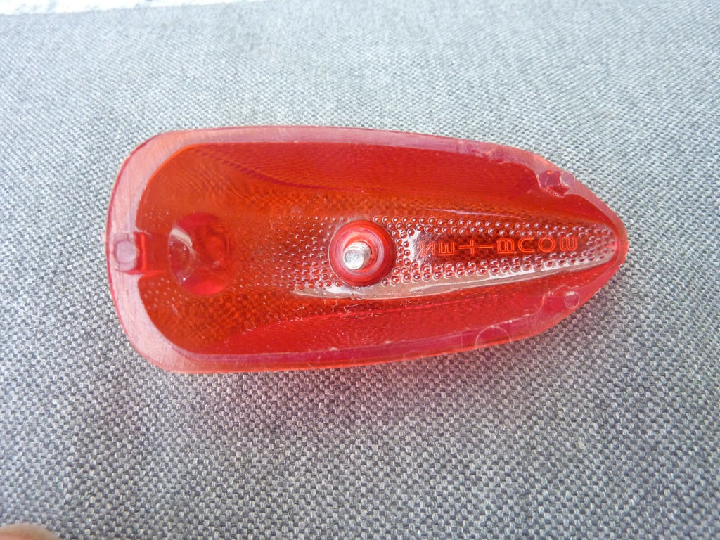 ✨ Cabochon Feu Arrière SOUBITEZ Catalux 6 Rouge NEUF NOS avec Vis Vintage 50-60✨