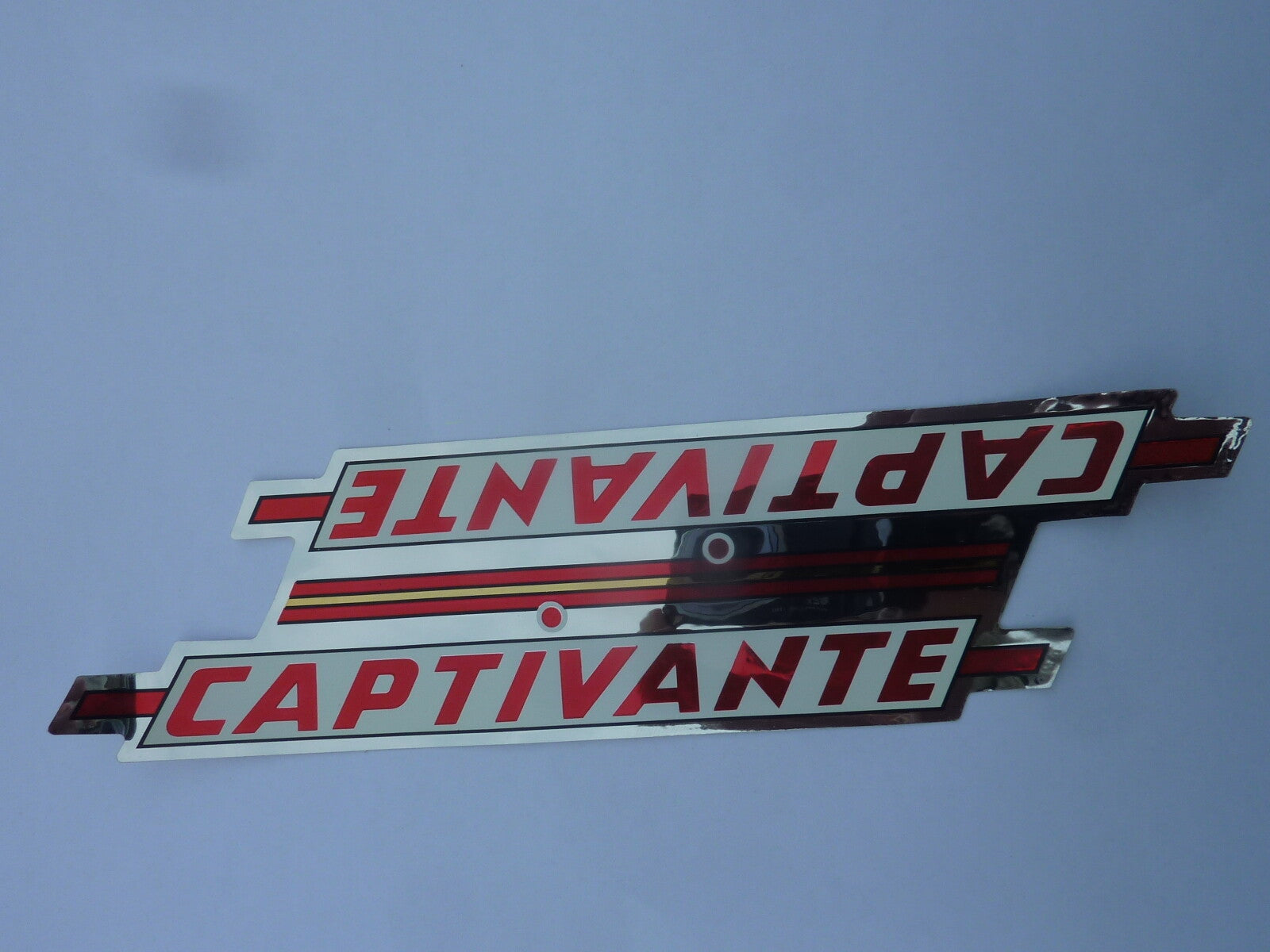 ✨Sticker Vélo Vintage 1 Pièce Captivante 22x6 cm Ancien Stock Bike Decal NOS✨
