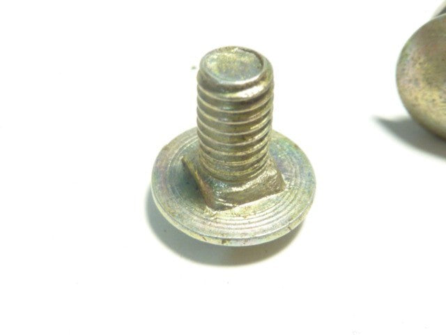 NOS 7 tète ronde bombé méplat  vis bolt screw acier  boulon vintage