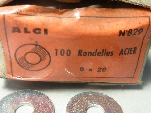 Algi 5 Rondelles 6x20 ancien stock vintage