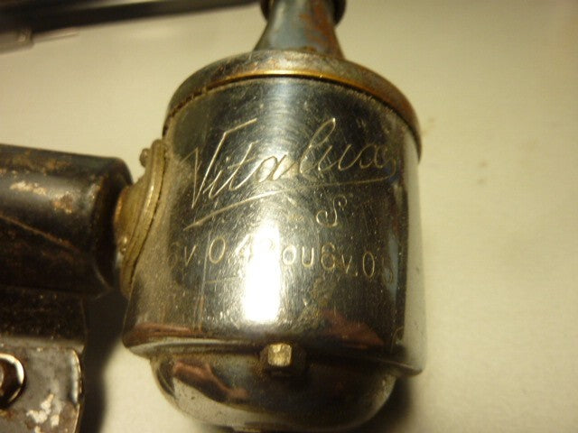 Dynamo Vitalux chromé 1930 France Vélo Vintage Generator Old Road Bicycle