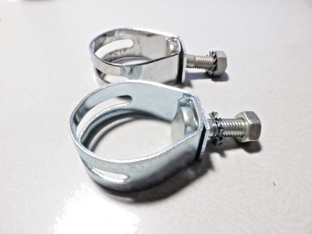 ✨2 ancien collier serrage leviers freins vélo vintage old  BRAKE LEVER clamp  ✨