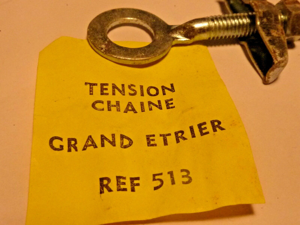 NOS neu ancien Tendeur de Chaine M6x100 selon photo trou 11 mm ancien stock