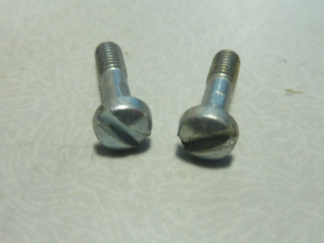 ✨ NOS vintage 2 vis tête ronde fendue attache  cabochon support de phare  vélo✨